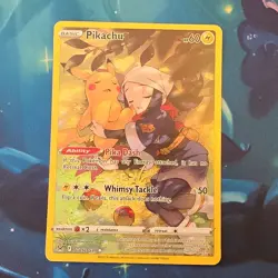 Pokemon Pikachu TG05/TG30 Ultra Rare Holo 60 HP Whimsy Tackle Lost Origin - Image 5