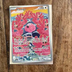 Pokemon TCG Flamigo 227/193 Illustration Rare – Paldea Evolved Scarlet & Violet - Image 1