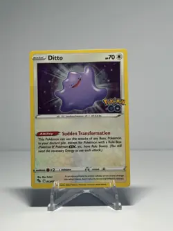 DITTO 053/078 RARE POKEMON GO POKEMON NEAR MINT (Not gradable) - Image 2