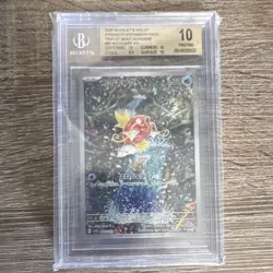 Pokemon TCG Magikarp 080/073 Sv1a Triplet Beat Art Rare Holo Japanese Beckett 10 - Image 1