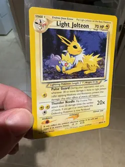 Pokemon Neo Destiny Light Jolteon Uncommon 48/105 Near Mint Unlimited Edition - Image 1