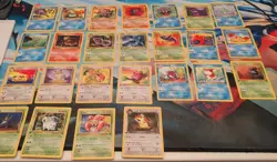 25 Vintage Pokemon First Edition Commons/Uncommon Lot MP/HP - Image 1