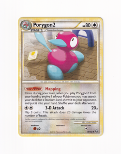 Porygon2 49/102 Triumphant HGSS 2010 Uncommon Pokemon Card Moderately Played MP - Image 1