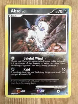 Pokemon TCG Absol Secret Wonders 21/132 Reverse Holo Rare MP - Image 1