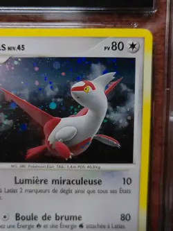 2008 Pokemon FRENCH POP Series 7 Latias #3 Cosmos Holo CGC 10 GEM MINT Low Pop - Image 4