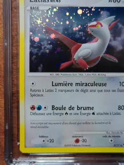 2008 Pokemon FRENCH POP Series 7 Latias #3 Cosmos Holo CGC 10 GEM MINT Low Pop - Image 5