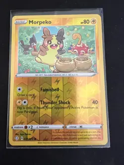 Pokemon TCG Morpeko Shining Fates 035/072 Reverse Holo Common - Image 1