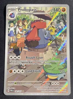 Pokemon Probopass 182/167 Twilight Masquerade Full Art Holo Illustration Rare - Image 1