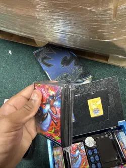 Pokemon Mega Charizard X ex Ultra Premium Collection (UPC) - Open - Unsealed - Image 4