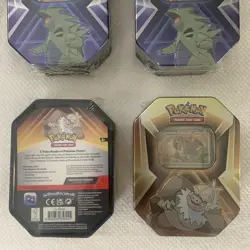Pokemon TCG 2 Slaking & 2 Tyranitar - Lot Of 4 New Sealed Collectors Tins - Image 3