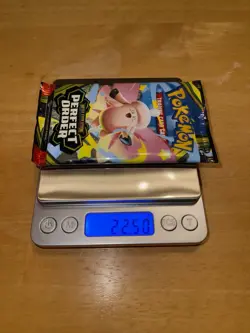 Pokemon Perfect Order Booster Pack VERY HEAVY (22.5g) Potential Rare Pull Sealed - Image 1