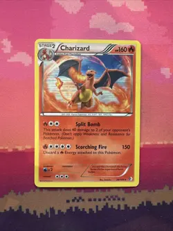 Pokemon Card Charizard Boundaries Crossed Holo Rare 20/149 Near Mint - Image 1