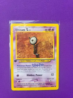 Pokemon TCG 1st Edition Neo Destiny Unown 86/105 - Image 3