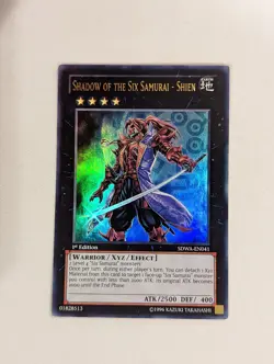 Yugioh Shadow of the Six Samurai - Shien SDWA-EN041 Ultra Rare 1st Edition - VLP - Image 1