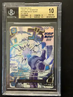 2025 One Piece Legacy Of Master Boeuf Burst Alt Art R # Op12060 Bgs 10 Pristine - Image 1