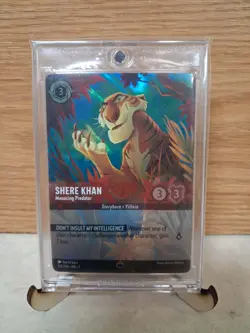 Disney's Lorcana Shere Khan Menacing Predator Enchanted Rare - Image 1