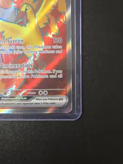 Team Rocket's Moltres EX 208/182 Destined Rivals Ultra Rare Pokemon Tcg Card - Image 5