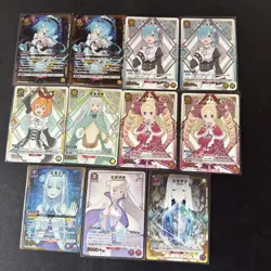 Union Arena Re:Zero Rem Emilia Echidna Parallel Card Good - Image 1