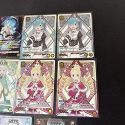 Union Arena Re:Zero Rem Emilia Echidna Parallel Card Good - Image 3