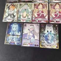 Union Arena Re:Zero Rem Emilia Echidna Parallel Card Good - Image 4