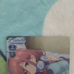 Precious Memories Nakano Miku SP Signed 01041a Character Card Good - Image 5