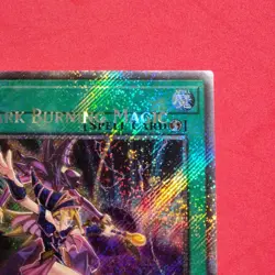 YuGiOh Black Magician Girl Platinum Error Card Holo Japanese - Image 2