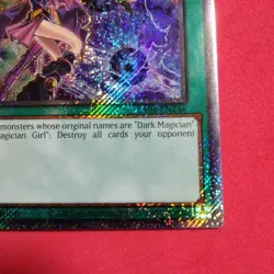 YuGiOh Black Magician Girl Platinum Error Card Holo Japanese - Image 4