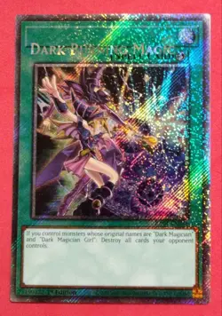 YuGiOh Black Magician Girl Platinum Error Card Holo Japanese - Image 5