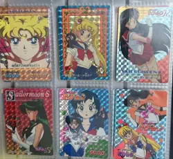 Sailor Moon Hologram Card Single Set 11 Pieces Gorgeous - Image 1