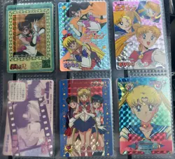 Sailor Moon Hologram Card Single Set 11 Pieces Gorgeous - Image 2