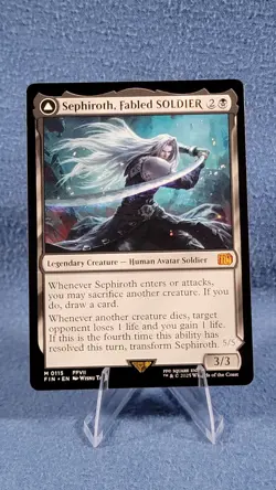 Sephiroth, Fabled SOLDIER Final Fantasy Regular - Ships In A Box - Image 1