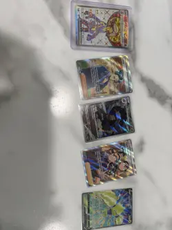 Pokemon 5 Cards Lot Modern Japanese And English. - Image 1