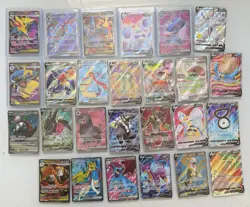 Lot Of 26 Pokemon TCG Full Art Textured Ultra Rare SWSH- Mega Era - Image 1