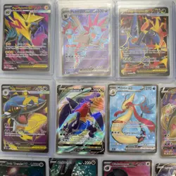 Lot Of 26 Pokemon TCG Full Art Textured Ultra Rare SWSH- Mega Era - Image 2