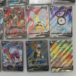 Lot Of 26 Pokemon TCG Full Art Textured Ultra Rare SWSH- Mega Era - Image 4