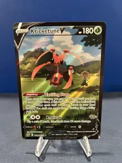 Pokemon TCG Kricketune V TG12/TG30 Swsh12 Silver Tempest Trainer Gallery - Image 1