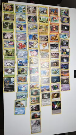 Pokemon TCG: Mysterious Treasures NON-Holo Card Lot of 69 Cards - Image 1