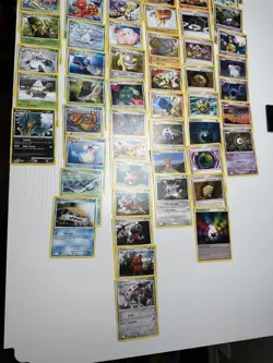 Pokemon TCG: Mysterious Treasures NON-Holo Card Lot of 69 Cards - Image 2