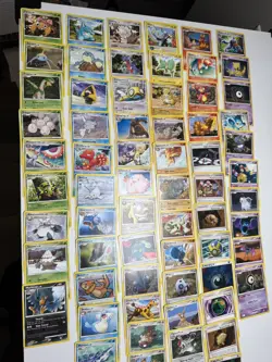 Pokemon TCG: Mysterious Treasures NON-Holo Card Lot of 69 Cards - Image 5
