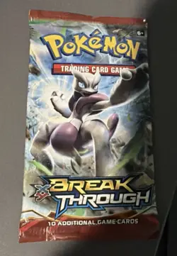 Pokemon TCG XY BREAKthrough Booster Pack Mega Mewtwo X Artwork Factory Sealed - Image 4