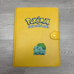 Pokemon Gotta Catch Em All Vintage Binder Yellow Binder Bulbasaur - Image 1