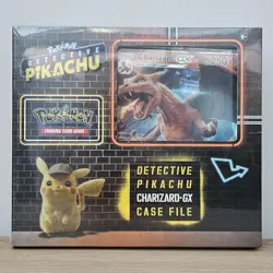 Pokemon TCG Detective Pikachu: Charizard GX Case File Geniune Factory Sealed Box - Image 1