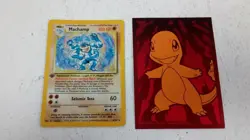 Pokemon Machamp 8/102 Base Set Holo + Sleeve 1st Edition - Image 3