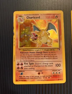 Pokemon Charizard 3/110 Legendary Collection Holo WOTC - Image 2