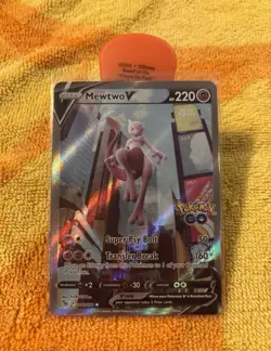 Pokemon Mewtwo V 072/078 Pokemon GO ULT ART Great Condition - Image 1
