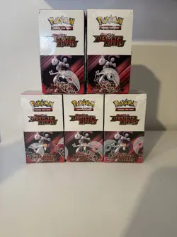 Pokemon TCG Destined Rivals Half Booster Box 18 Packs New Sealed - Image 1