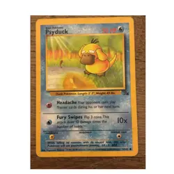 Pokemon TCG Psyduck Fossil Set Basic Psychic Common 53/62 1999 English - Image 1