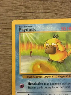 Pokemon TCG Psyduck Fossil Set Basic Psychic Common 53/62 1999 English - Image 3