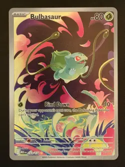 Pokemon TCG - Bulbasaur Full Art IR - Mega Evolution 133/132 - Image 1