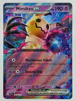 Pokemon TCG - 069/159 Mimikyu ex Journey Together Double Rare - Image 1